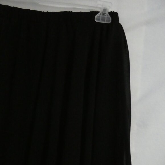 DEX | medium | Black Asymmetrical Skirt Ruffled Bottom | Stretch Waistband | NWT - Picture 10 of 16